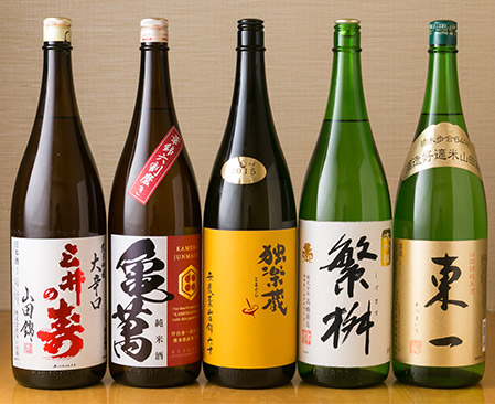日本酒5種