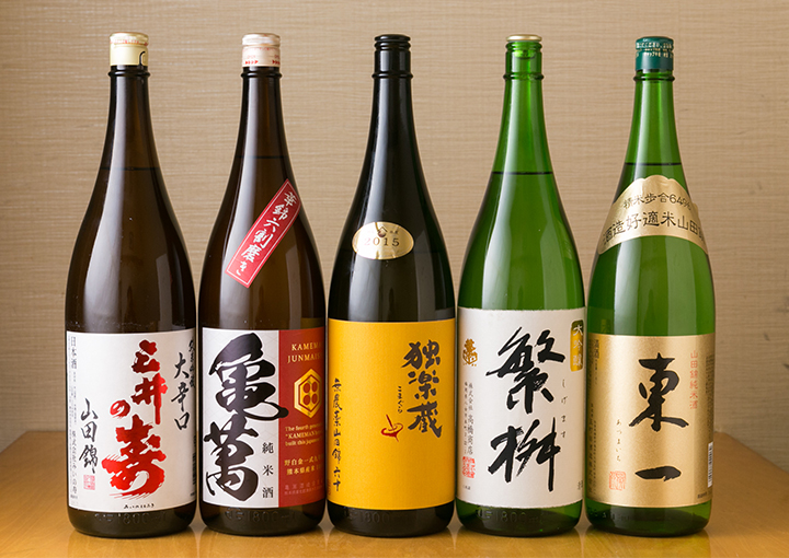 日本酒5種